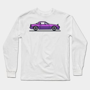 Depp purple Mazda Miata MX-5 NA Long Sleeve T-Shirt